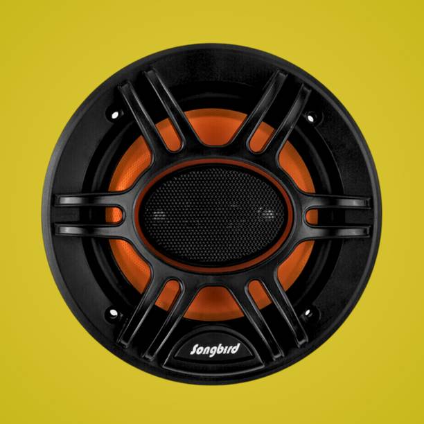 songbird 4 Inch 400W Max Door Tweeter 2 Piece Speaker in Box with Grill and Jaali A15-SB-B460S Coaxial Car Speaker