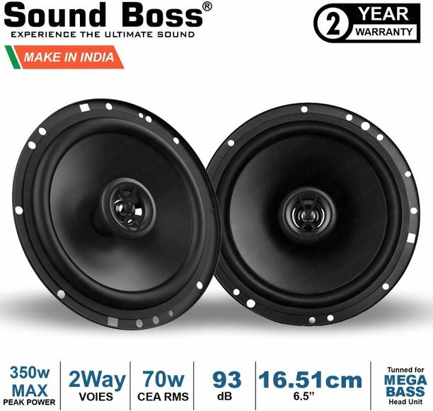 साउंड बॉस SB-CX-61SI Premium 2 Way 6.5 Inch 70 Watts RMS कोएक्सियल कार स्पीकर