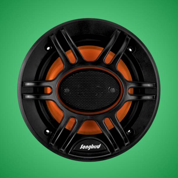 songbird 4 Inch 400W Max Door Tweeter 2 Piece Speaker in Box with Grill and Jaali A11-SB-B460S Coaxial Car Speaker