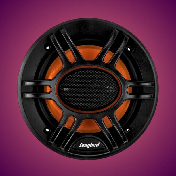 songbird 4 Inch 400W Max Door Tweeter 2 Piece Speaker in Box with Grill and Jaali A40-SB-B460S Coaxial Car Speaker