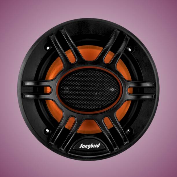 songbird 4 Inch 400W Max Door Tweeter 2 Piece Speaker in Box with Grill and Jaali A27-SB-B460S Coaxial Car Speaker