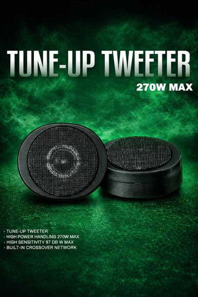 WRENS Car Tweeter 270 Watt Max Crystal Sound with Crossover SR-018 Tweeter Car Speaker