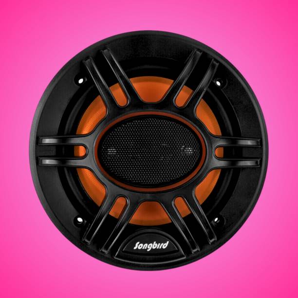 songbird 4 Inch 400W Max Door Tweeter 2 Piece Speaker in Box with Grill and Jaali A41-SB-B460S Coaxial Car Speaker