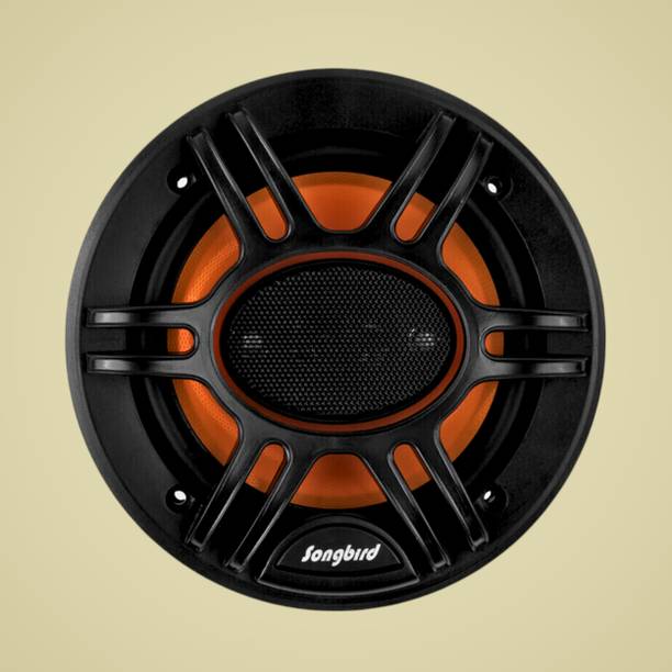 songbird 4 Inch 400W Max Door Tweeter 2 Piece Speaker in Box with Grill and Jaali A04-SB-B460S Coaxial Car Speaker