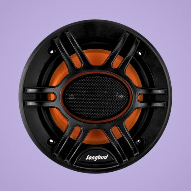 songbird 4 Inch 400W Max Door Tweeter 2 Piece Speaker in Box with Grill and Jaali A05-SB-B460S Coaxial Car Speaker