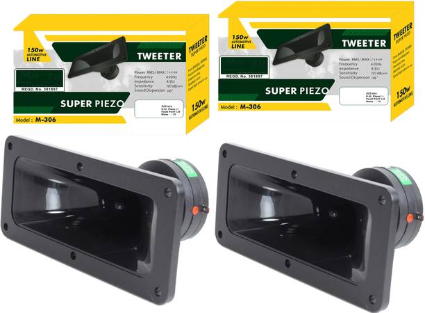 TradeZ Super Piezo 306 TDZ 306 SUPER Tweeter With 200 Watt Output Tweeter Car Speaker
