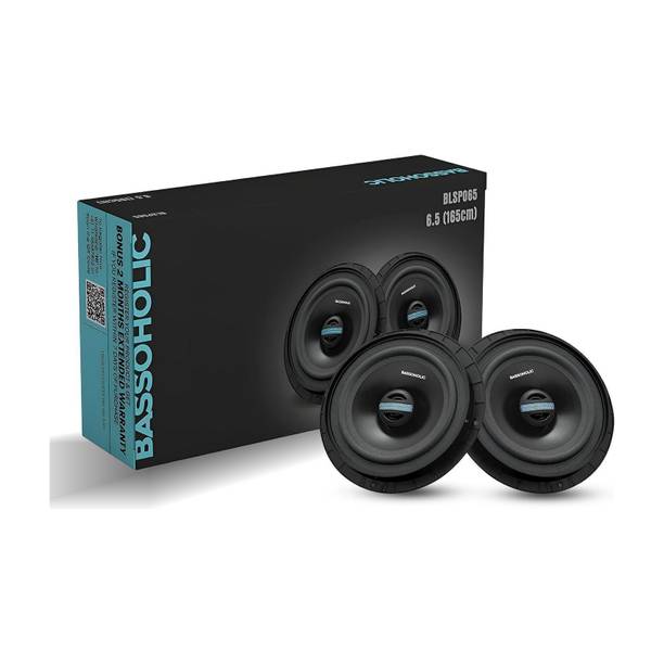 BASSOHOLIC BLSP065 6.5" Two-Way Coaxial Car Speakers | High Bass | Superior Sound | Universal Fit Coaxial Car Speaker