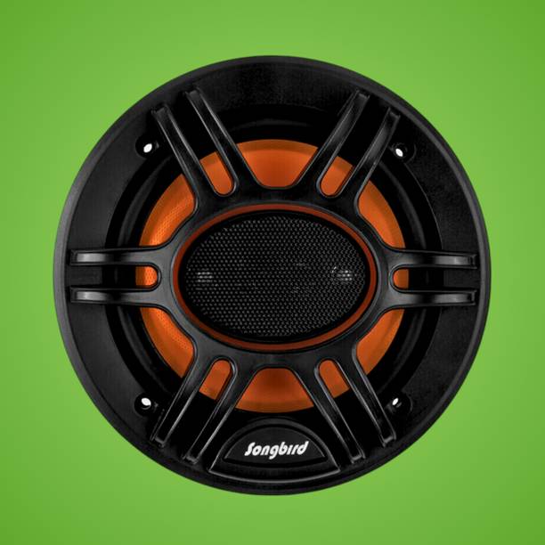 songbird 4 Inch 400W Max Door Tweeter 2 Piece Speaker in Box with Grill and Jaali A14-SB-B460S Coaxial Car Speaker