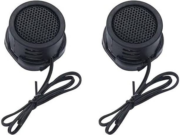KAXTANG Tweeter 1.5-inch 240 Watts Max Dome Tweeters with Mounting Kit Angle, BLACK, Surface Set of 2 Tweeter Car Speaker 0400DOMETETR Tweeter Car Speaker