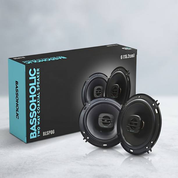 BASSOHOLIC BLSP06 Two Way 6 Inches High Bass Coaxial Car Speaker