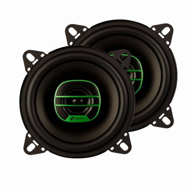 ZESSQAA 4 Inch 2-Way Coaxial Car Speakers | 280W Peak | Door Mount | Pair ZQ-4001SPK Coaxial Car Speaker