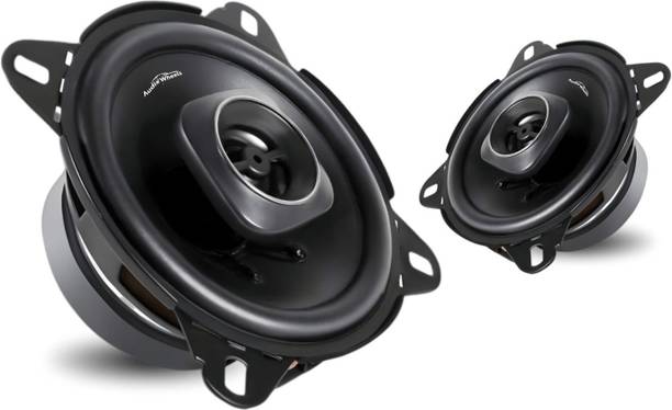 Audio Wheels Rubber Edge PP Cone | 4Ω Impedance | High-Performance Sound Upgrade 4" Thunder Legend Car Speaker – 80W RMS, 375W Max | 26mm Voice Coil | Deep Bass Coaxial Car Speaker