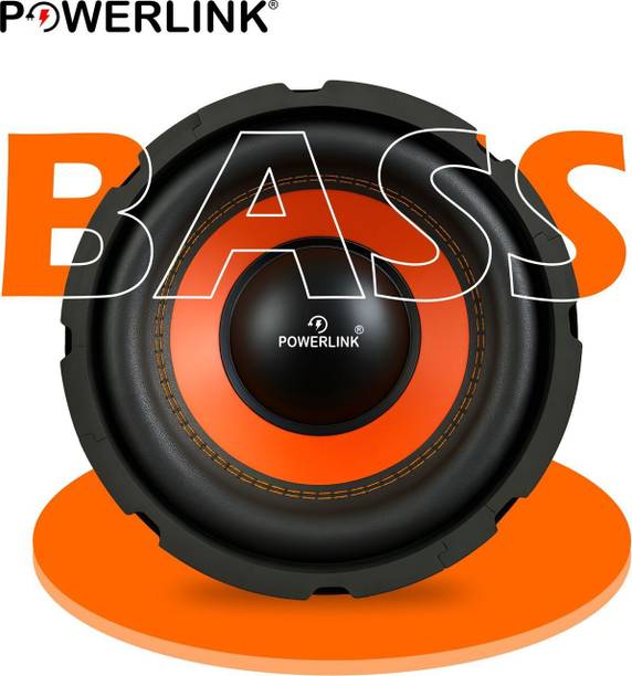 Powerlink 8"inch Subwoofer Imported Orange SPL Foam – 200W Peak RMS Power/4-Ohm /120mm Single Magnet /1.5-Inch Copper Coil Subwoofer