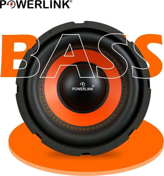 Powerlink 8" Subwoofer Imported Orange SPL Foam – 200W Peak RMS Power/4-Ohm /1.5-Inch Copper Coil / 120mm Single Magnet Subwoofer