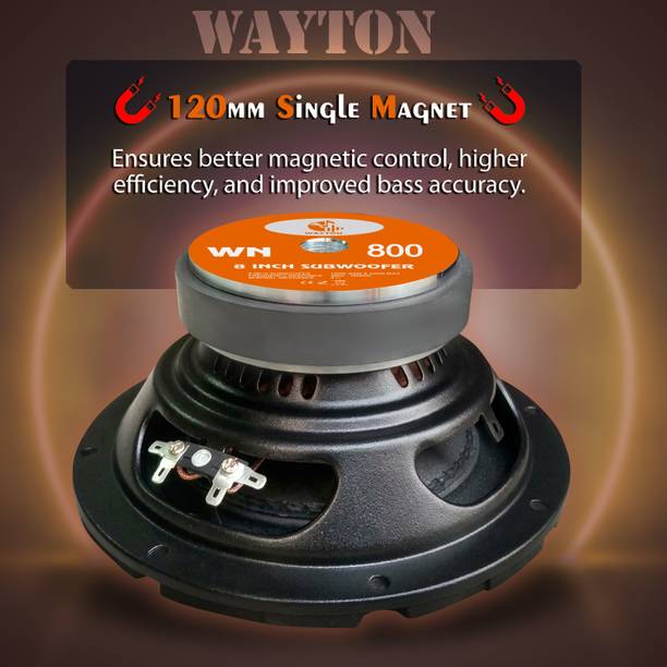 wayton 8INCH-AMP-BASS TUBE FT-8BT-AW Subwoofer