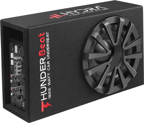 Hydra THUNDER-BEAT 1800W 8 INCH IMPORTED COMPACT UNDER SEAT FOR CAR Subwoofer