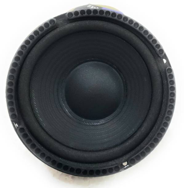 Biggtone 6 Inch Sparkle Car Woofer Speaker | Powerful Bass Sound Black Subwoofer