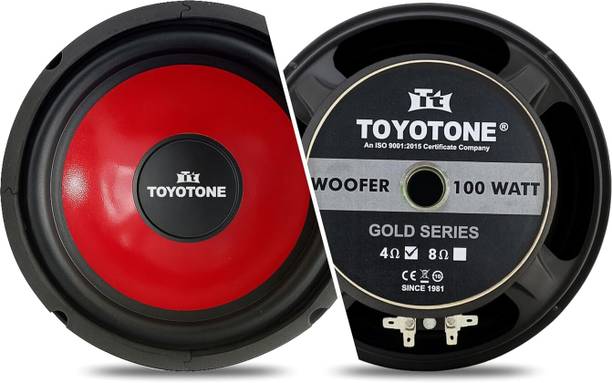 TOYOTONE 8INCH" HI-FI Woofer Speaker | Rainbow Deluxe Series | Copper Coil of 4 Ohms | 90x17 Magnet | 40W for Car and Home Audio System. Subwoofer