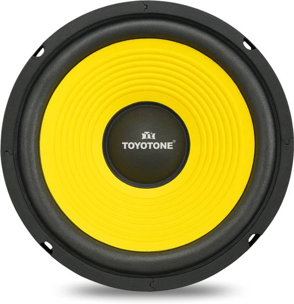 TOYOTONE 8"Inch Rainbow-Yellow HI-FI Woofer Speaker | Copper Coil of 4 Ohms | 90x17 Magnet | 40 Watt for Car and Home Audio System Subwoofer