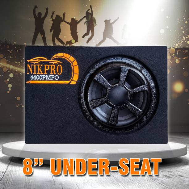 NIKPRO Car Under Seat 8 Inch Active Subwoofer Bass Tube 4400W Peak Power And Built-in Amplifier Car Bass Tube With High Quality Sound Subwoofer