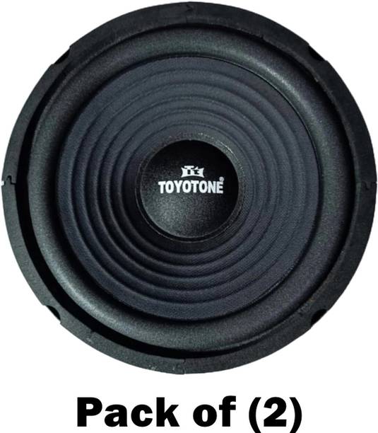 TOYOTONE (Pack of 2) 8-Inch Hi-Fi Woofer Speaker - 4 Ohm Copper Coil | INDIAN-IDOL SERIES | for Car & Home Audio Systems Subwoofer