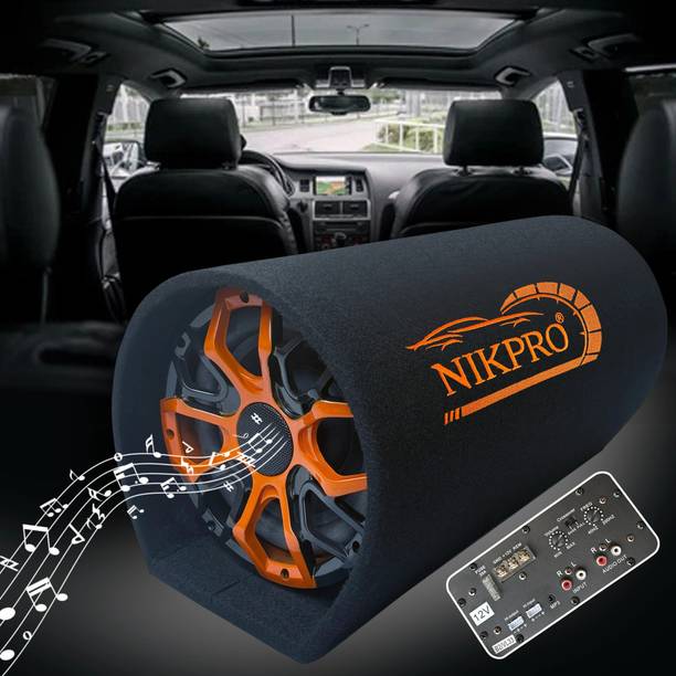 NIKPRO Car Bass Tube Active Subwoofer for Cars 8-INCH Plug and Play 8 Inch Car Bass Tube with a built-in amplifier Subwoofer