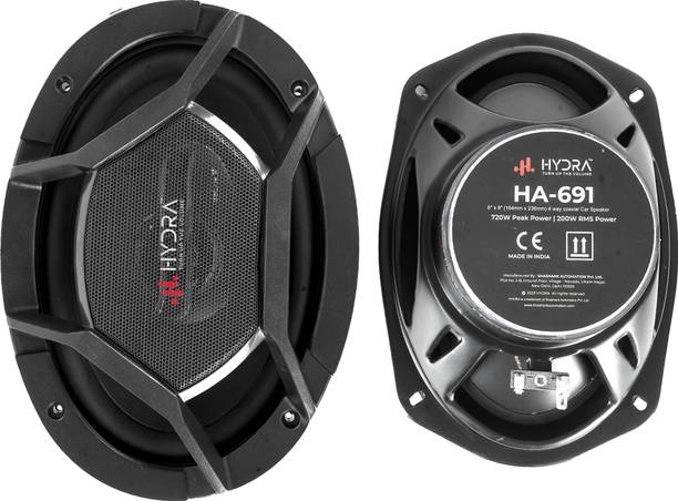 हाइड्रा 6/9 Oval 9 inch 5 way coaxial car speaker TURBO-MEGA कोएक्सियल कार स्पीकर