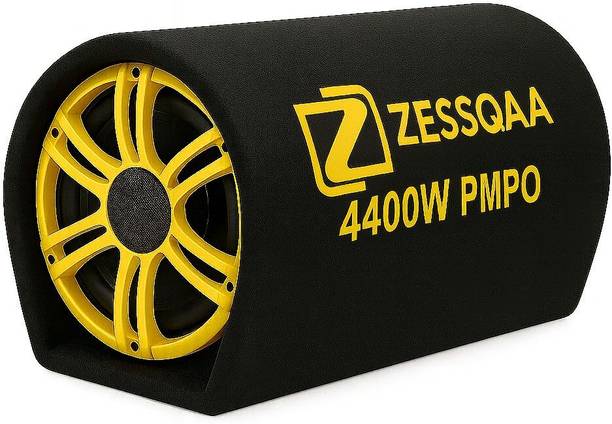 ZESSQAA ZQ_801 BST 8-Inch Car Subwoofer with Built-in Amplifier | 4400W PMPO | Goldan Subwoofer