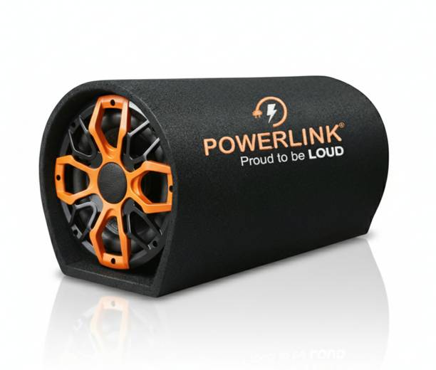 Powerlink 8" Car Bass Tube Inbuilt Amplifier | 4800W Peak Power Output Deep Punchy Bass for Cars, SUVs & Trucks – Premium Car Audio Accessory Subwoofer