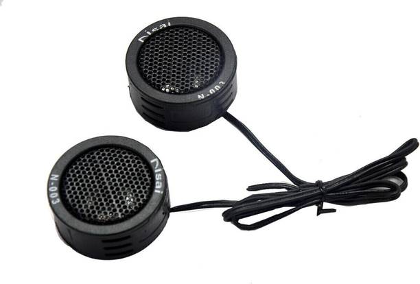 NISAI 003 80W Auto Sound Dome for Audio System car stereo tweeter (Black) Subwoofer