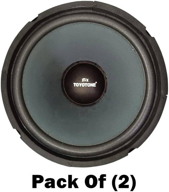 TOYOTONE 8" Inch HI-FI Woofer Speaker (Pack of 2) | Copper Coil of 4 Ohms | Form Woofer | 90x17 Magnet | 80 Watt for Car and Home Audio System Subwoofer