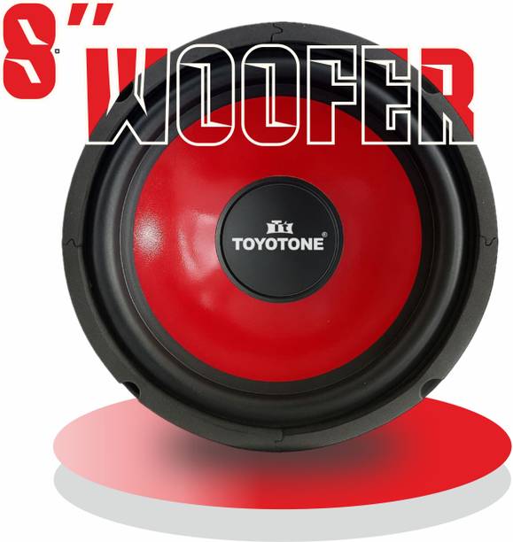 TOYOTONE 8INCH HI-FI Woofer Speaker | Rainbow Deluxe 40W Series | Copper Coil of 4 Ohms | 90x17 Magnet | 40W for Car and Home Audio System. Subwoofer