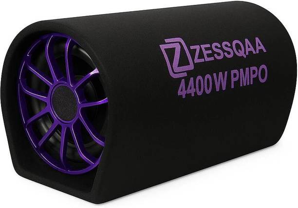 ZESSQAA ZQ-801 BST 8-Inch Car Subwoofer with Built-in Amplifier | 4400W PMPO | Green Port Subwoofer