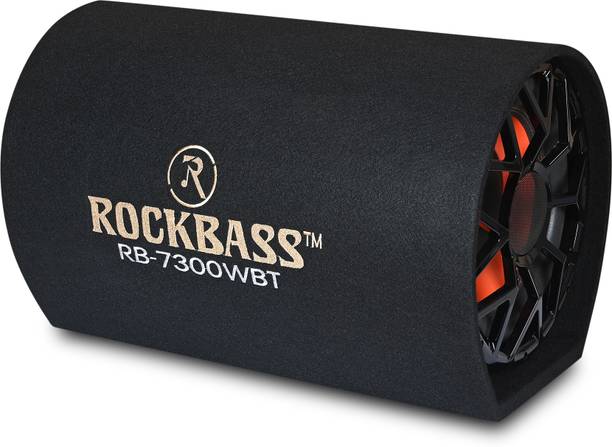 rockbass RB-7300WBT 12 inch Active Car Bass Tube With Inbuilt Imported Amplifier Powered Subwoofer Subwoofer