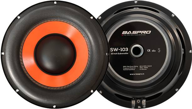 बेस प्रो SW-103 10 inch 4 ohm Subwoofer with 1300W Peak Power सबवूफर