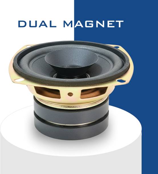 TOYOTONE 3Inch Full-Range Speaker | Dual Cone | 20W Nominal | 40W Max | 4-Ohms | Copper Coil | 53mm Dual Magnet | High Sensitivity | Ideal for Home & Car Audio Subwoofer