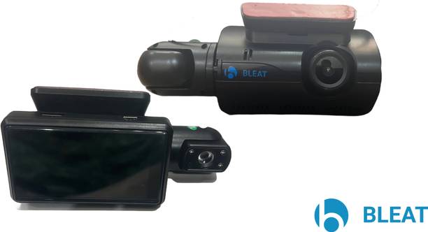 BLEAT Car Dashcam Front & Cabin camera with 2MP,1080P FHD recording Black LCD