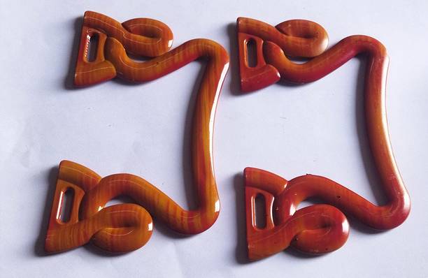 RRTraders Plastic Handbag Handle (2 Pcs) HBH-0001 Carabiner