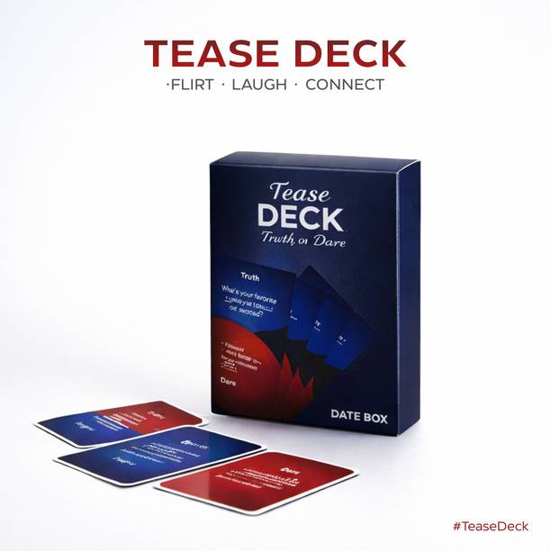 DATEBOX TEASE DECK - Romantic Couple Truth and Dare Card Game
