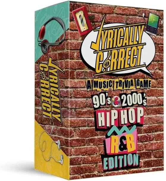 Zuuluzrs Lyrically Correct Card Game - 140 Playing Cards - 10 Challange Cards