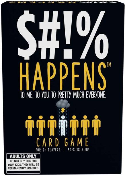 Zuuluzrs $#!% Happens Card Game Rank Unfortunate Situations on The Misery Index Adult