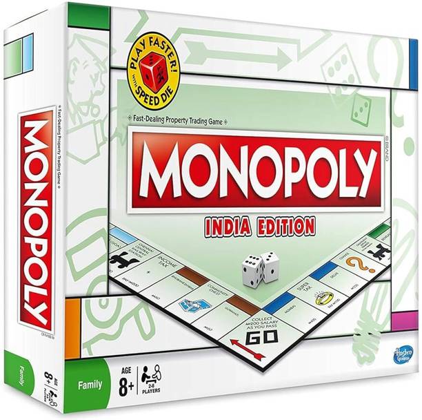 toyquzi Monopoly India Board Game | Classic Property Trading Strategy Game