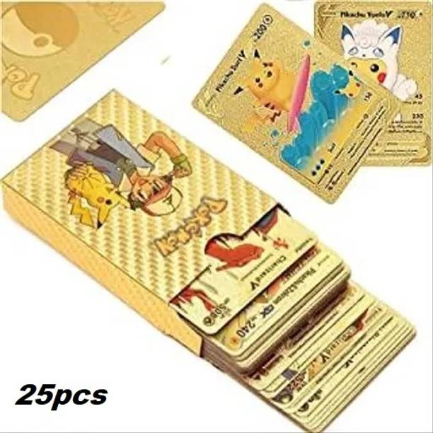 Bestie Toys Series Cards GX Rare Golden Cards and Common-Rare Mystery Car Kids (Gold 25)