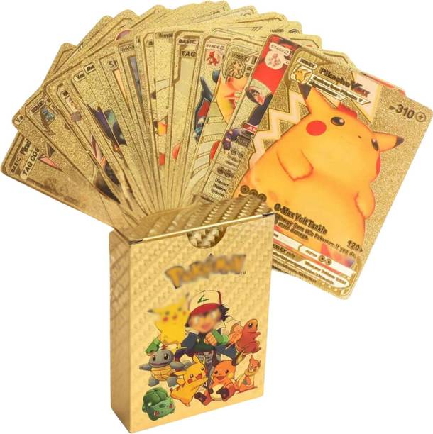 IncyWincy Trade Card Game Booster Pack – 55 Holographic Golden V-Series Cards