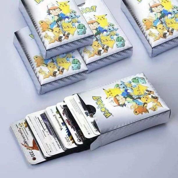Craveon Poke-Moon Silver Trading Card (25 Cards Deck) for Kids-UPDATED33