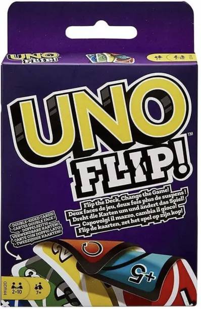 Armore Uno Flip Side Card Game for Endless Fun with Kids, Adults & Family