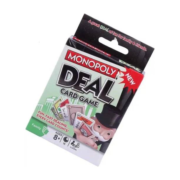 Zokio Monopoly Deal Card Game Fun Family Game Quick and Entertaining Party Game .
