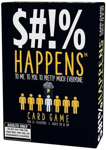 Zuuluzrs $#!% (SHIT) Happens Card Game A Adult Playing Cards Game For 2+ Players