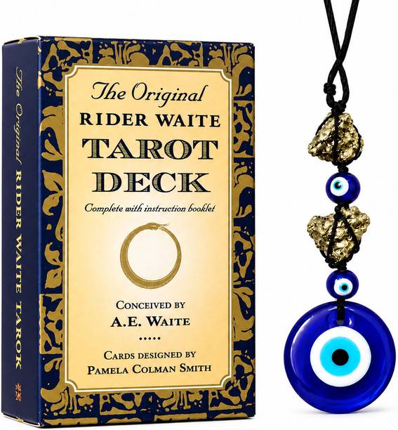 DivColl Rider Waite Tarot Deck with Evil Eye Protection Hanging