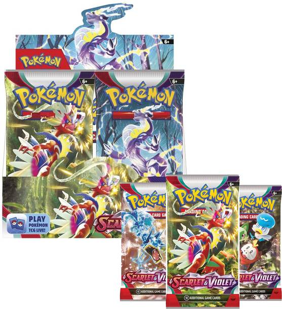 AncientKart Scarlet & Violet 36 booster packs with shinning cards EX,GX,Vmax,V,Vstar